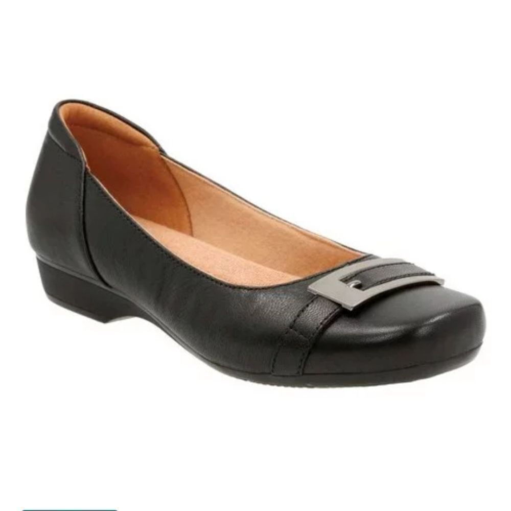 CLARKS WOMEN'S BLANCHE WEST BALLET FLAT